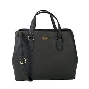 NWT Kate Spade Laurel Way Evangelie Satchel Black